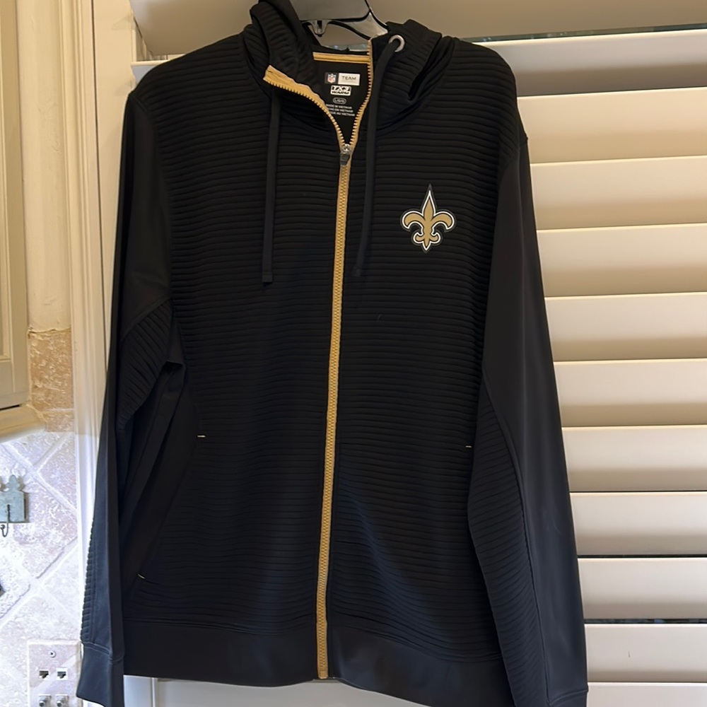 ⚜️New Orleans Saints zippered lightweight jacket